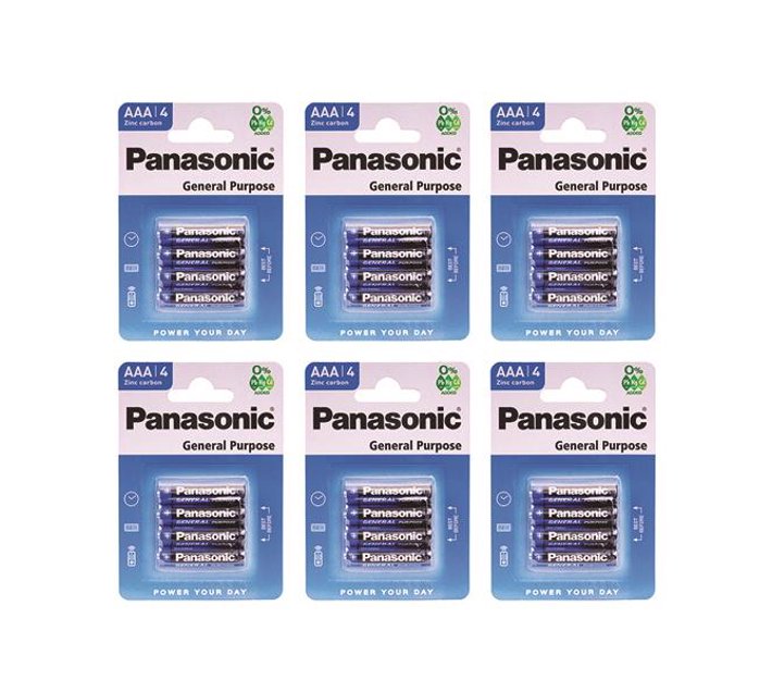 Someone’s in a Makro Panasonic Carbon Zinc AAA 4 Pack Batteries x 6