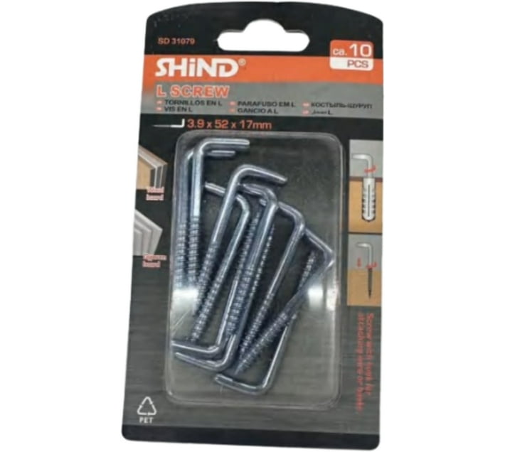 Shind Steel Flat Head Selftapping Screw (0.39 cm Pack of 10) Makro