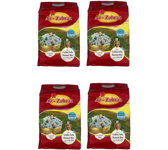 Buy az zahra XXL Golden Sella 1121 Extra Long Brown Basmati Rice (Steam ...