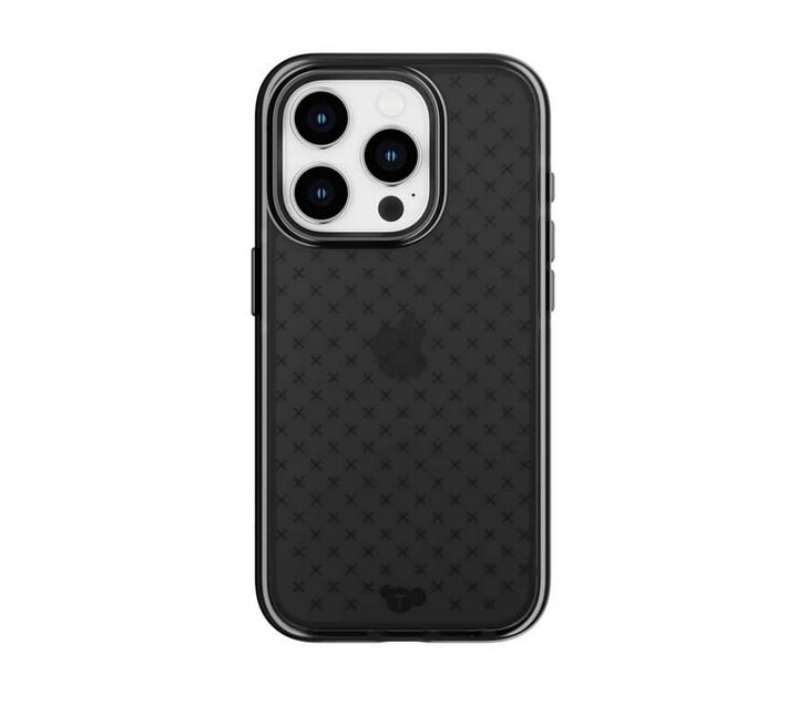 Someones In A Makro Tech21 Evo Check Apple Iphone 15 Pro Case Smokey Black Mood 1050