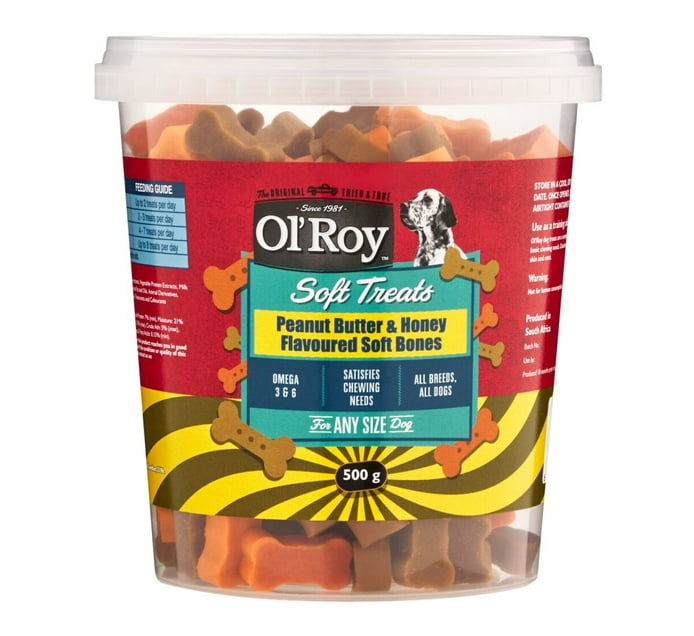 Ol'roy Soft Treats Peanut Butter & Honey (500g) | Makro