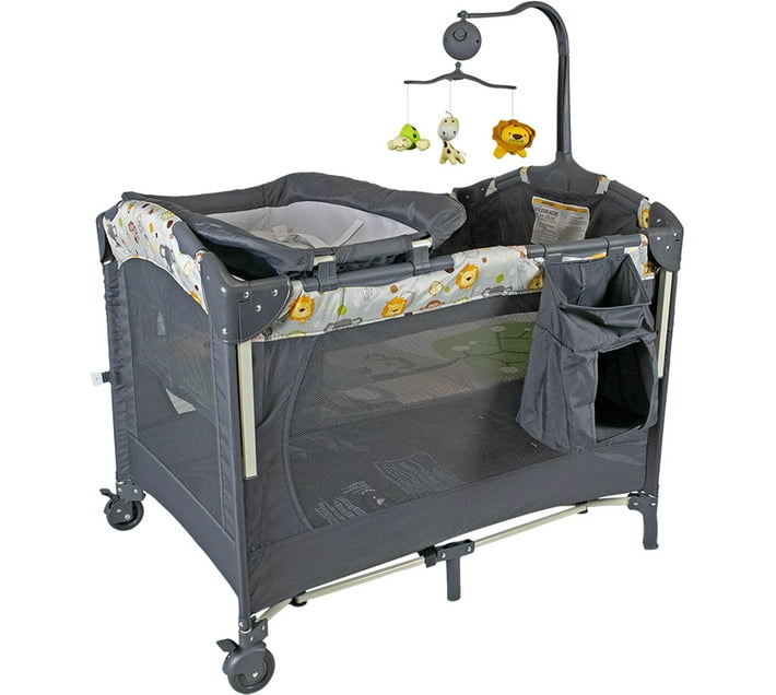 Baby Links Portable Camp Cot & CoSleeper with 2 Layers & Change Tray