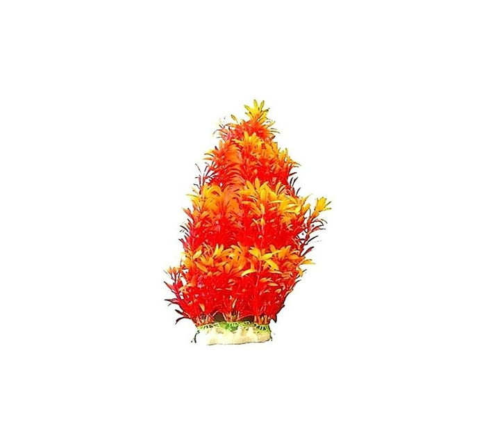 Nakura Artificial Aquarium Plant Sunset Orange/Yellow Makro