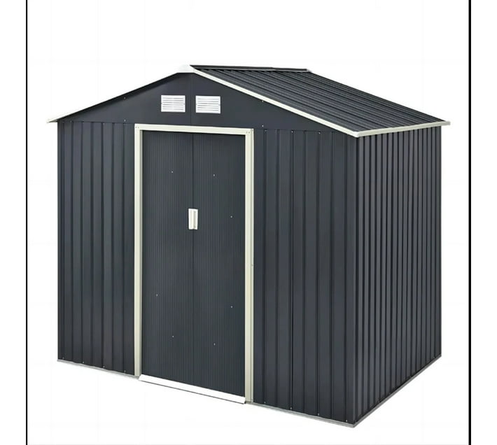 Shed Co Metal Garden Shed (Grey, Coverage Area:4.56 sq.ft) | Makro