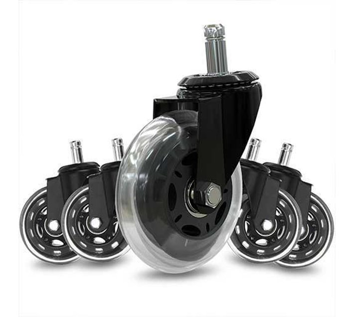Office Chair Castor Kit Set of 5 Wheels Makro