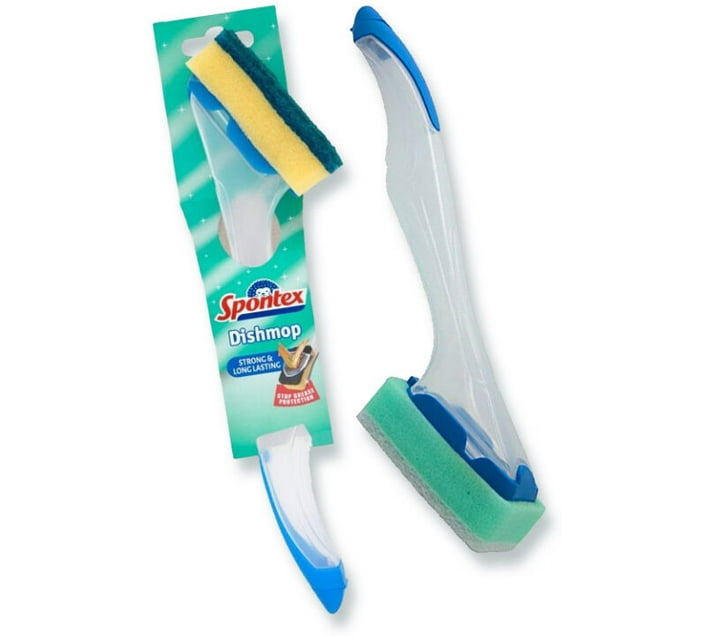 SPONTEX 9030 Soap Liquid Dispenser (Clear, Blue, 200 ml) Makro