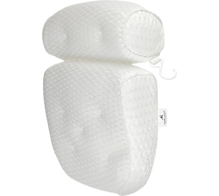 Buy Generic 8-1728 Bath Pillow Memory Foam Abstract Cushion (White) in ...