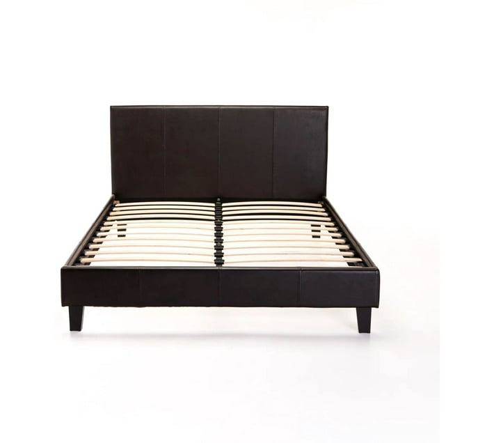 VIVIDITTO Double Bed (Finish Colour - BROWN, Delivery Condition - Knock ...