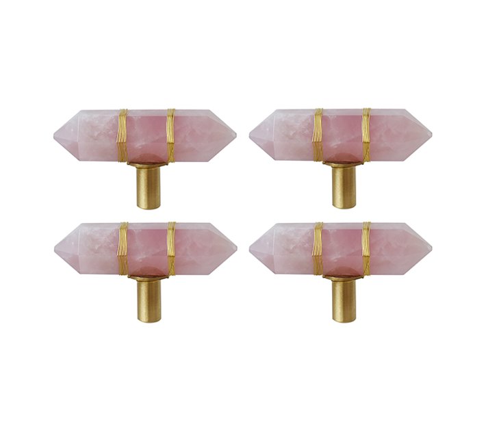 Someone’s in a Makro Premium Quality Brass and Pink Crystal Pull