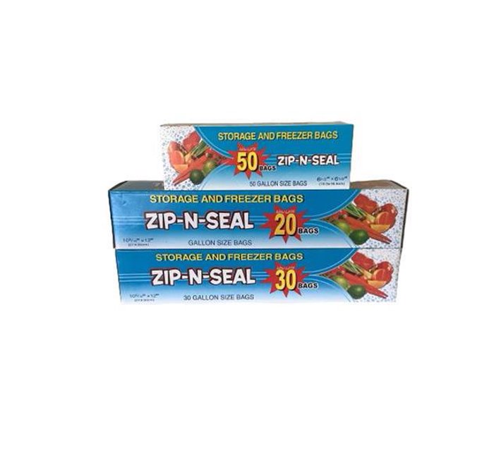 Someone’s in a Makro 100’s Freezer & Storage Bags Zip ‘n Seal Reusable