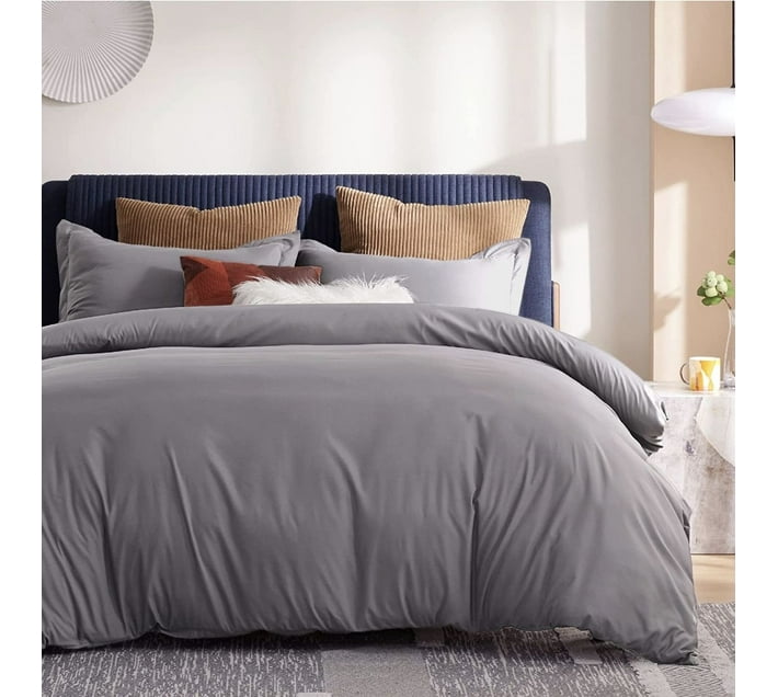 SMTE Solid King Duvet for Mild Winter (Woollen Blend, Grey) Makro