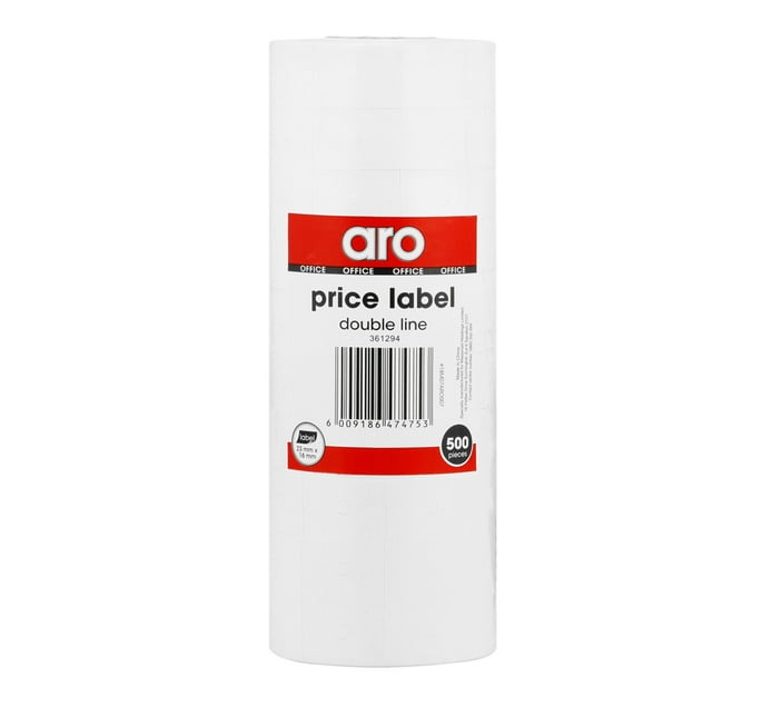 Someone’s in a Makro ARO Double Line Price Label Roll 500 Pieces Mood