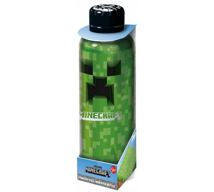 DOUBLE WALLED STAINLESS STEEL HYDRO BOTTLE 530 ML MINECRAFT