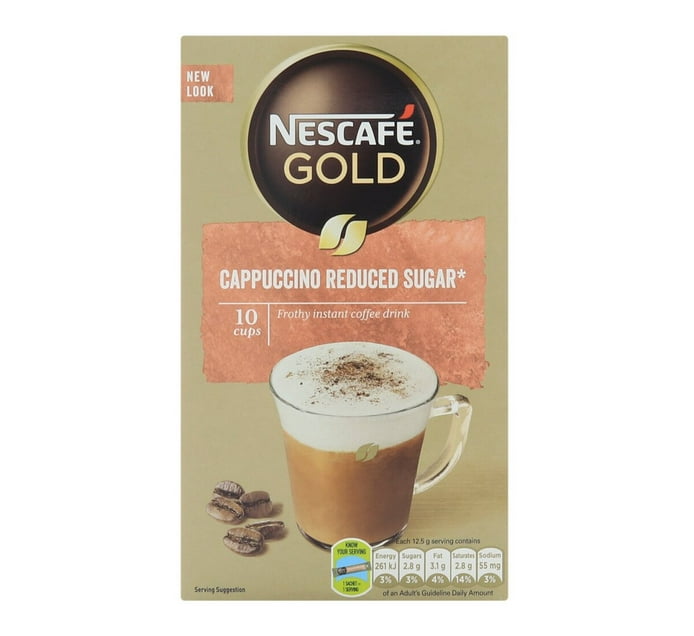 Someone’s In A Makro Nescafe Cappuccino Reduced Sugar (10 X 12.5g) Mood