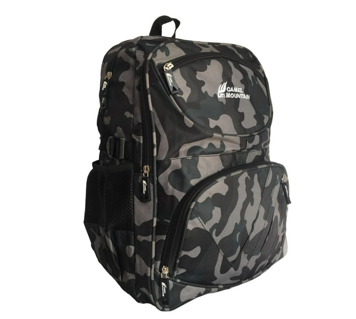 Camouflage Laptop Backpack Black Makro
