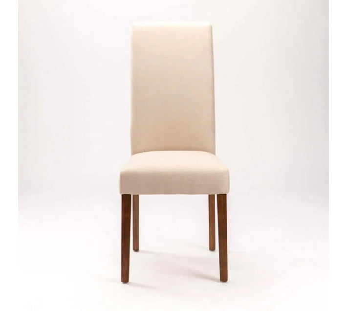VIVIDITTO Fabric Dining Chair (Set of 1, Finish Colour CREAM) Makro