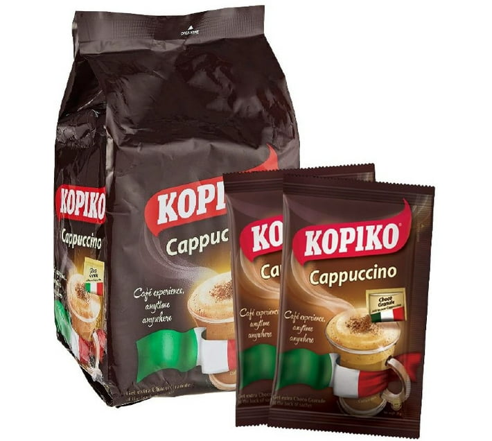 Buy Kopiko Sachets (10's) Cappuccino, Pack of 12 Instant Coffee