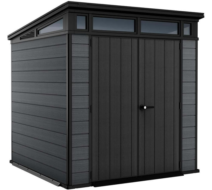 Keter Wood Garden Shed (Black, Coverage Area:0 sq.ft) | Makro