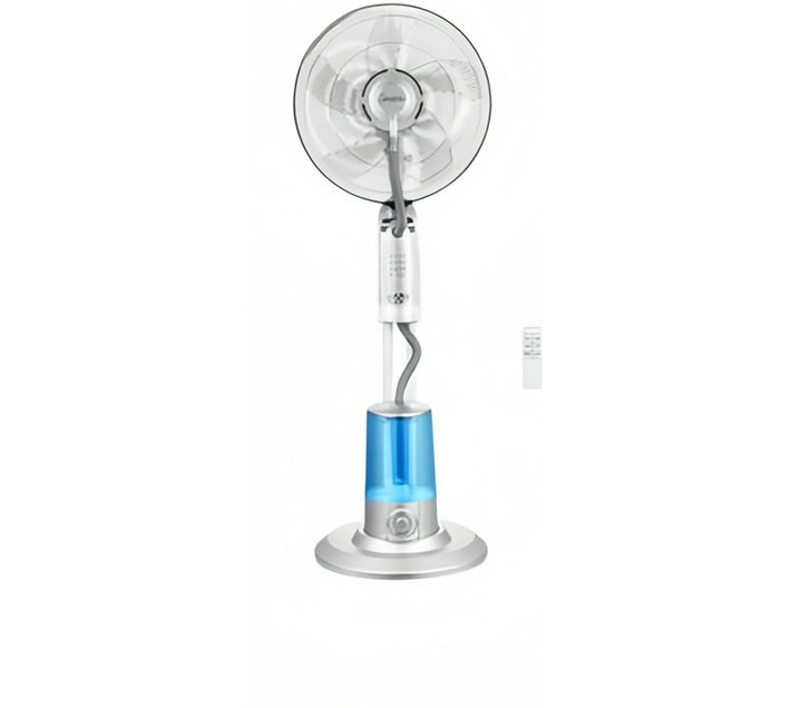 condere 16" RemoteControled Pedestal Mist Fan A 5 Blade Floor Fan Makro