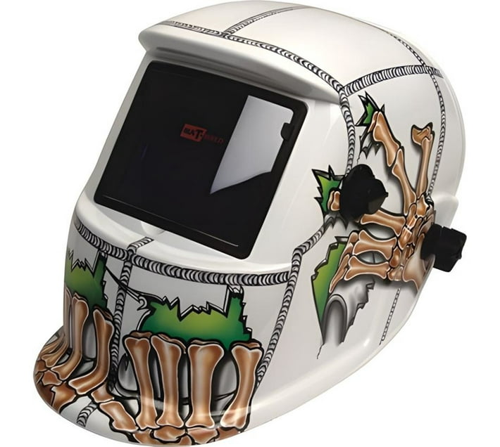 Someone’s in a Makro Helmet Matweld Autodark Welding And Grinding