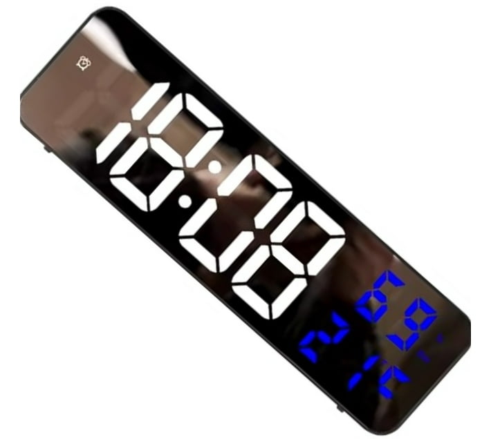 generic Plastic Digital Table Clock (Black) | Makro