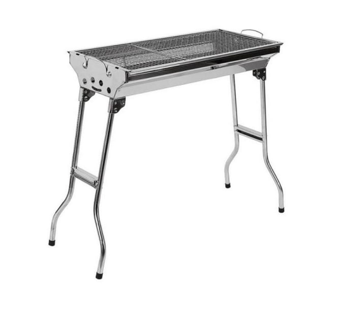 Someone’s in a Makro Large Portable Barbecue Braai Charcoal Grill Folding BBQ Grill(Height)70cm