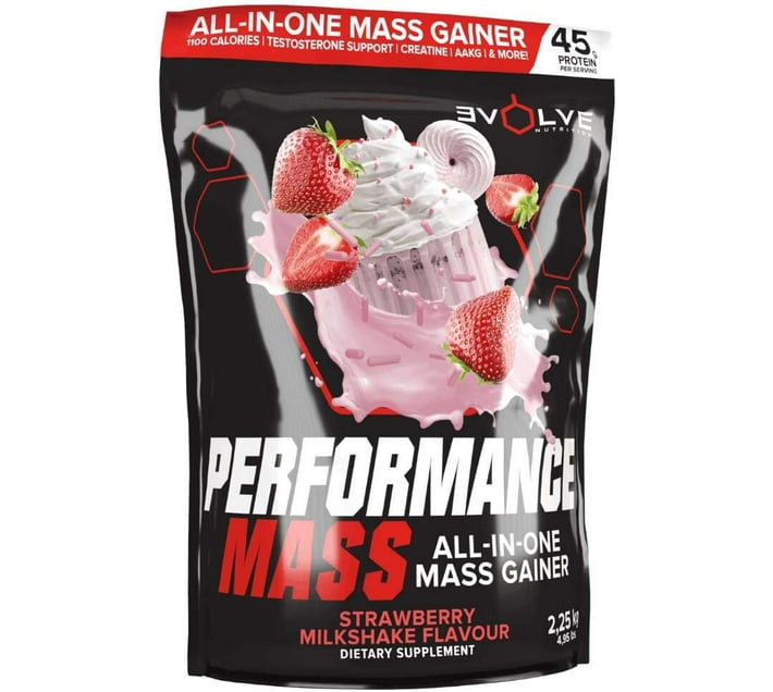 Evolve Nutrition Performance Mass (2.25kg) Weight Gainers/Mass Gainers