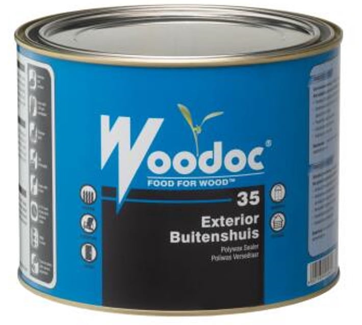 Woodoc 35 (Meranti) Low Gloss Wood Varnish (Alkyd 1 L) Makro