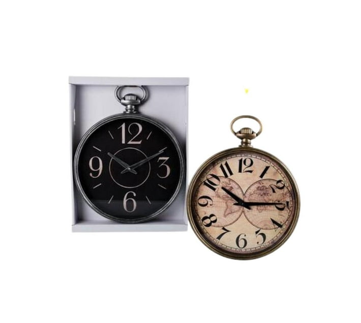 Someone’s in a Makro Clock wall qtz pocket watch 30cm asstd (Pack of 2