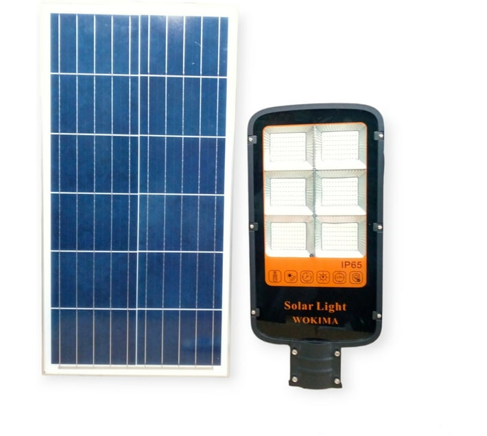 Solar Powered Street Light + Pole 400W Solar Light Set Makro