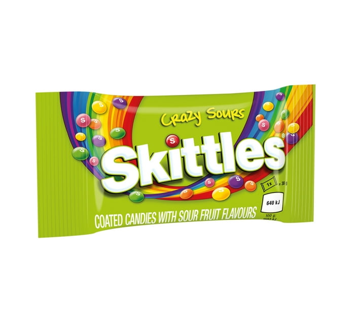 Skittles Chewy Candy Sours (1 x 38g) | Makro