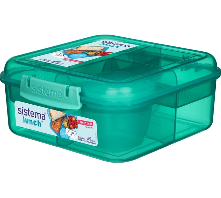 Sistema Bento Cube Lunch 2 Containers Lunch Box Makro