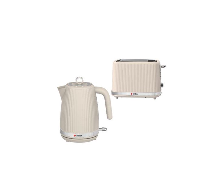 Milex Classic Breakfast Combo 2 Slice Toaster 2200W & 1.7L Kettle 900W