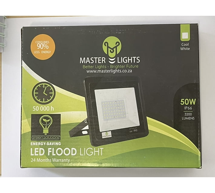 Buy Master Lights MLFL50 Flood Lamp Emergency Light (Black) in Bulk ...