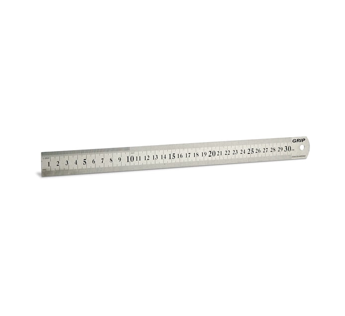 Buy Grip Grip Ruler Stainless Steel - 300mm in Bulk | Makro Business