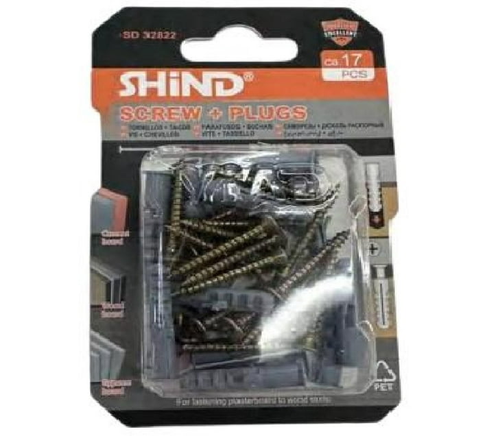 SHIND Steel Cheese Head Machine Screw (4 inch Pack of 17) Makro