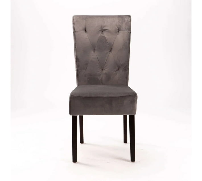 Tapas Velvet Dining Chair Fabric Dining Chair (Set of 1, Finish Colour