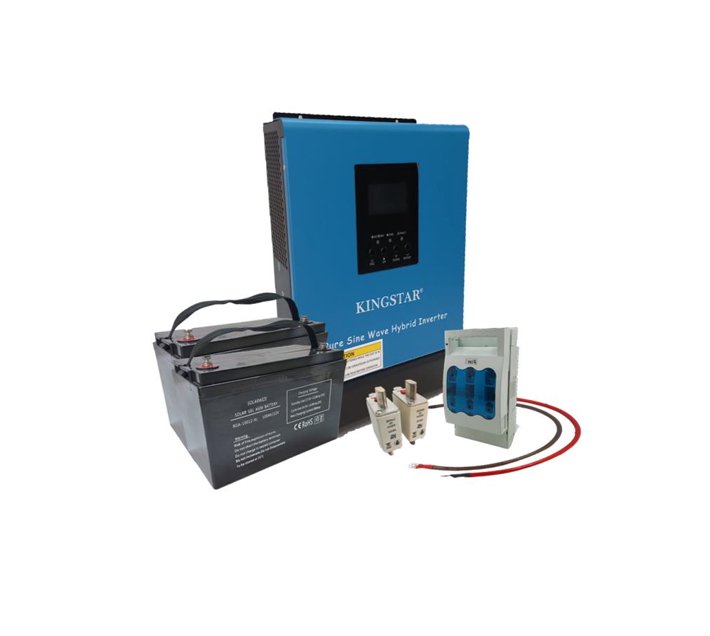 Someone’s in a Makro Kingstar Backup Power Kit. 3.5KVA 24V Hybrid inverter 2x 100Ah Gel batt