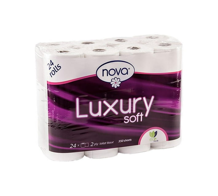 Nova Toilet Tissue 350 Sheets Luxury Soft 2 Ply (2x24) 48s | Makro