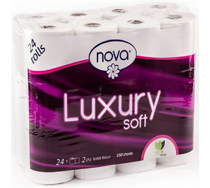 Nova - Luxury Soft Toilet Paper 2 ply -24 Rolls | Makro