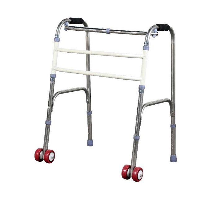 Someone’s in a Makro Walker Stainless Steel Frame Pulpit Walker with