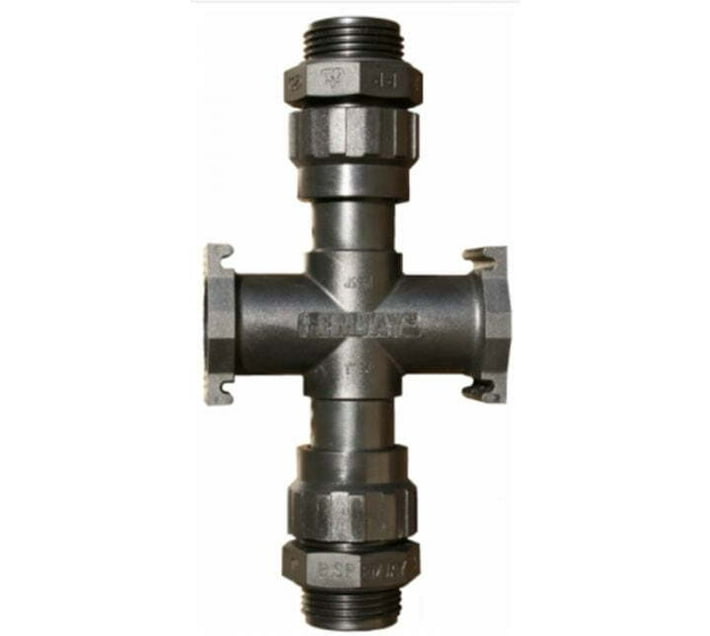 Emjay 202240 4way Pipe Joint (Pack of 1) Makro