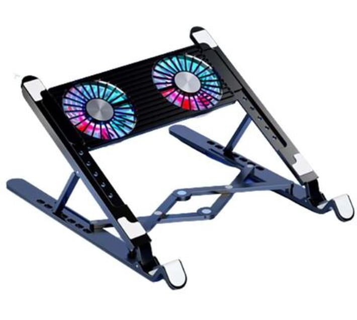 generic MQ1 Dual Fan Foldable Laptop Holder Cooler | Makro