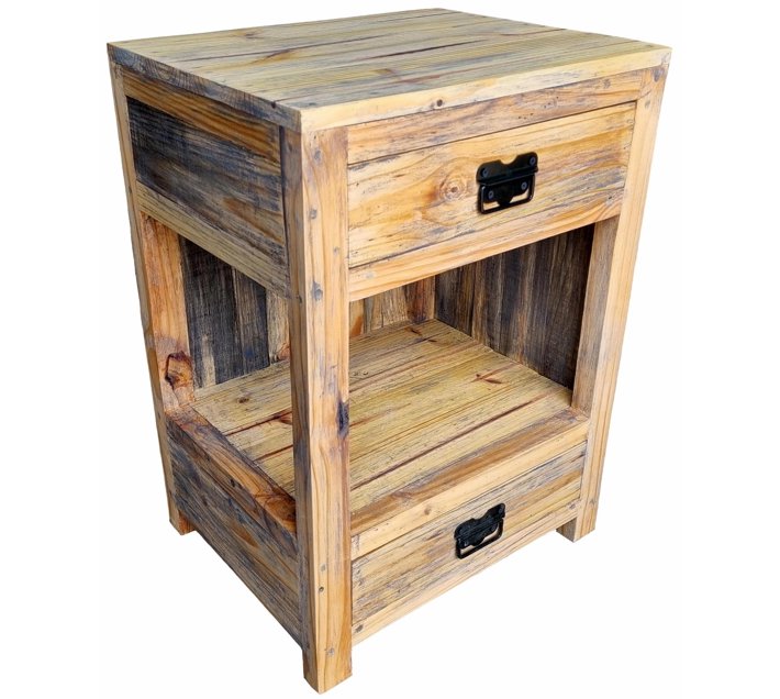 Someone’s in a Makro GC Hein Rustic Bedside / Nightstand Table or
