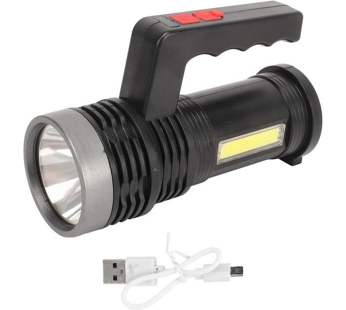 Generic Flashlight Generic Portable Rechargeable High Lumens LED Flashlight 8 hr Torch ...