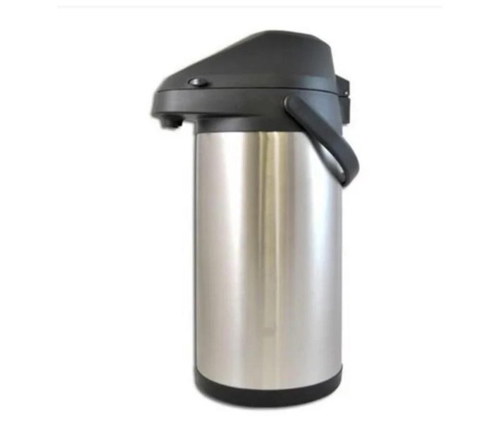 1.9Ltr. Airport Stainless Steel Thermos Doublewall Vacuum Hot Water Flask Makro