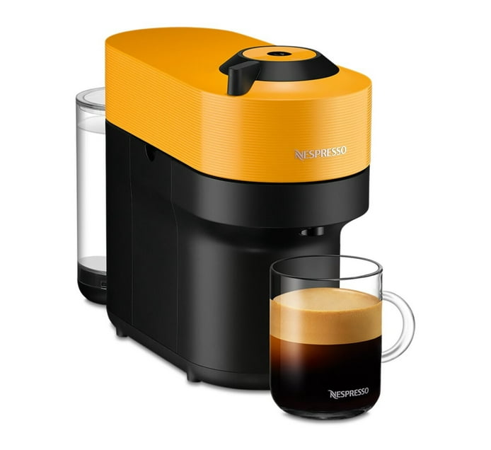 Nespresso Vertuo Pop Mango Yellow Coffee Machine | Makro