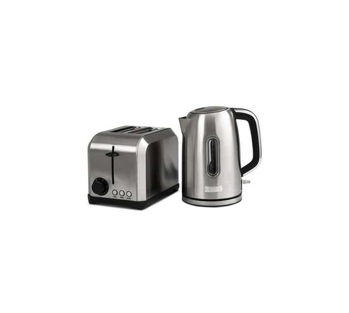 Haden Chiswick Stainless Steel Kettle & Toaster Set | Makro