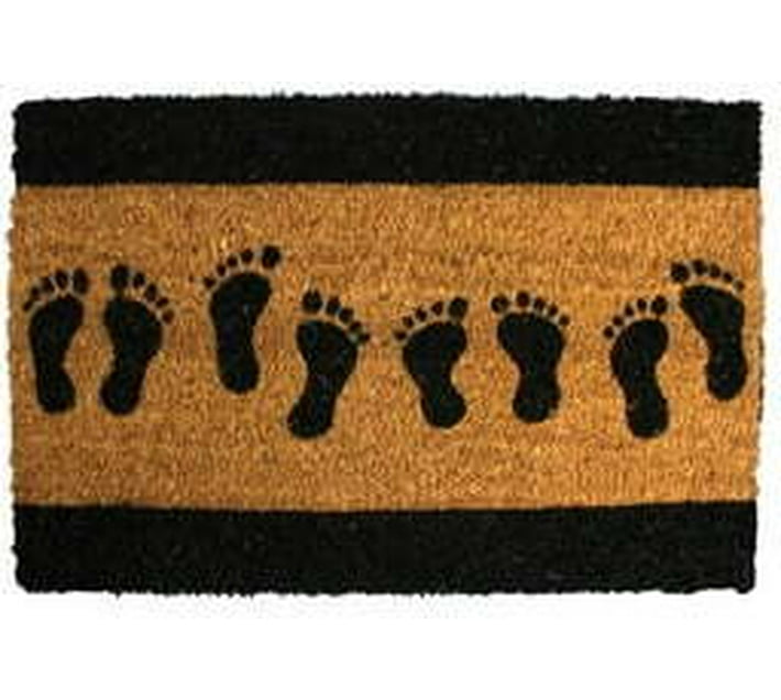 Totally Home Coir Door Mat (Brown, Black, Medium) Makro