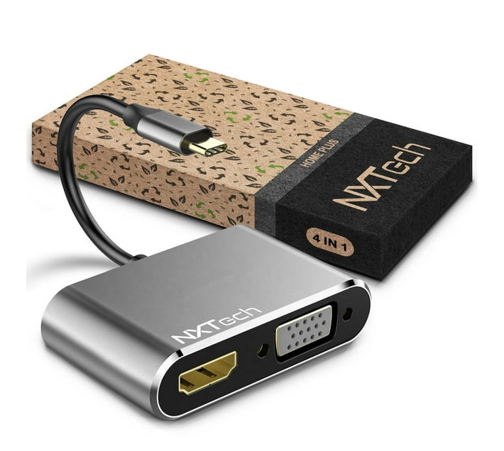 Someone’s in a Makro NXTech Home Plus 4in1 TypeC Hub MultiFunction Adapter HDMI, VGA, USB Mood